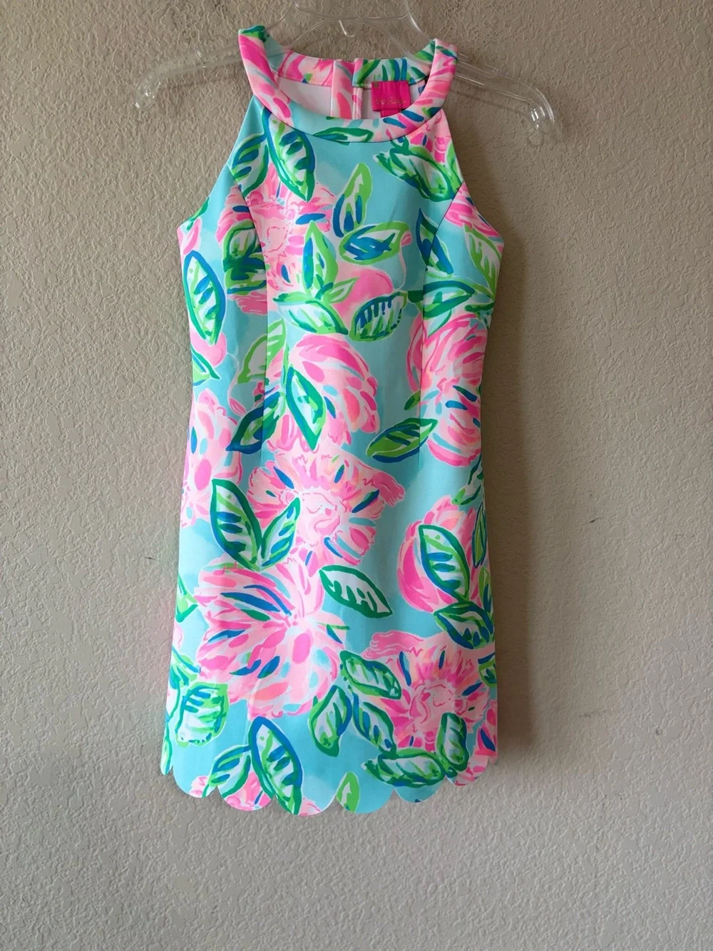 Lilly Pulitzer Girls Sophelia Shift Dress Totally Blossom floral print Size 10‎